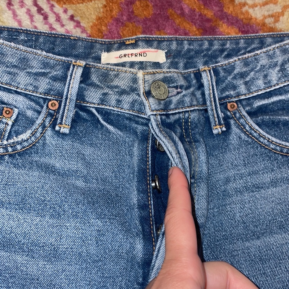 GRLFRND Cindy Cutoff Button Fly Jean Shorts in Lady Marmalade SZ 29 EUC - Picture 6 of 7